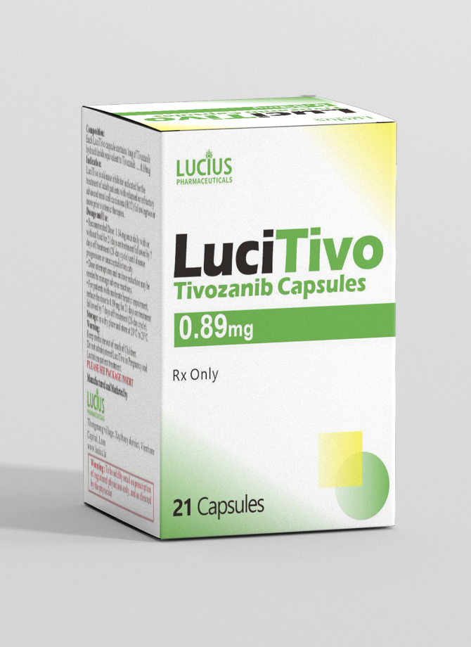 卢修斯lucius替沃扎尼0.89mg(lucitivo)Tivozanib价格是多少?
